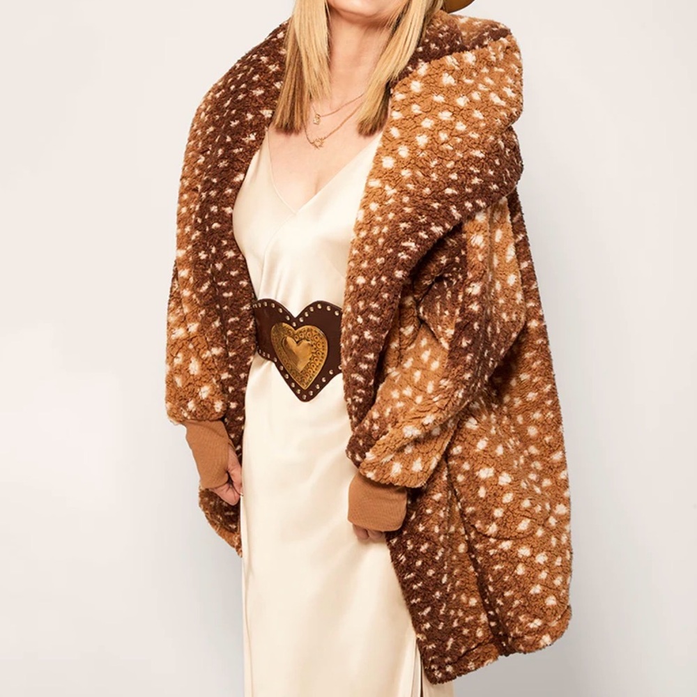 BumbleBella by Jill Martin CLASSIC UNISEX SHERPA LOUNGER JACKET